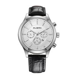 DISU Men Wrist Watch Leather Military Alloy Analog Quartz  Business watch man wrist watches day date relogios masculino