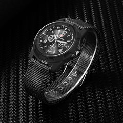 Men's watches Military Quartz Sport Resin Canvas BandA Watch Fashion Green Off-road Wristwatch relogio masculino erkek kol saat