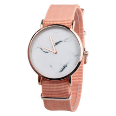 Women's Watches Bayan Kol Saaty Fashion Marbled Men's And Women's Canvas With Watch The Current Popular Factor Zegarki Damski@50