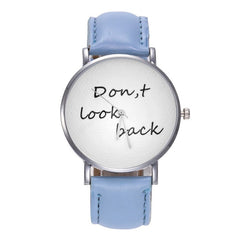 The Current Popular Factor Dicaihong   Don,t Look back Letter Watch Kol Saati Montre Femme  Zegarki Damskie Reloj De Mujer@50