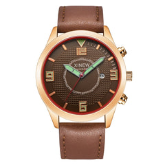 Men's Wrist Watch Military Leather Waterproof Date Quartz Analog Army Quartz watch man watches mens 2019 relogio masculino