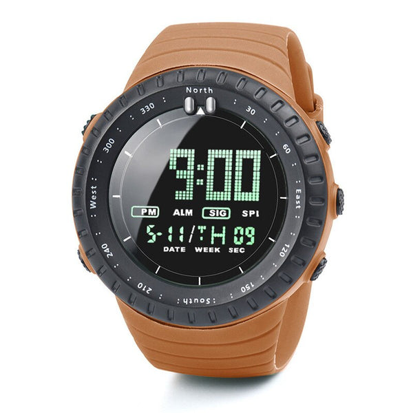 New Luxury Sports Watch Men Analog Digital  Silicone  Sport Horloges Wrist Watches Men Relogio Masculino High Quality Clock@50