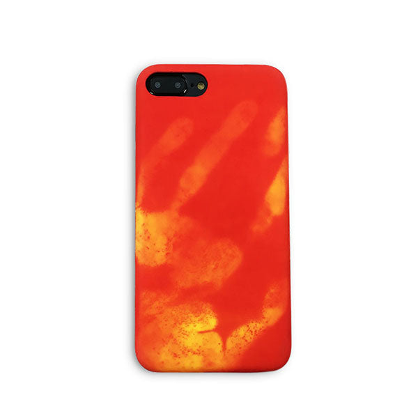 Capa For iphone 7 7 Plus Case Funny Thermal Sensor Cover For iphone 6 6s Plus Funda Fashion Physical thermal discoloration Shell