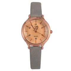 High Quality Women Watch Fashion Quartz Wristwatch Simple Clock Gemstone Glass Cut Solid Color Leather Strap Montre Femme@50