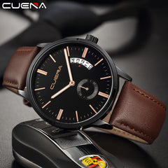 Men's Wrist Watch Military Leather Date Quartz Analog Army Quartz Business wristwatch mens  watches mens 2019 clock men