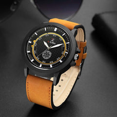 Men's Watch Multicolor Fashion Casual Business Single Eye Belt Quartz Wristwatch Mens Reloj Hombre 2019 zegarek meski