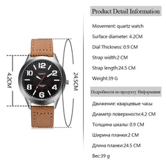 Men Watch Fashion Pattern Quartz Leather Strap Belt Table Watches Man Clock Relojes Hombre 2019 horloges mannen zegarek meski
