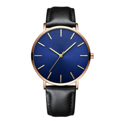 Men's Women Watches Betreasure Ultra Thin Luxury Leather Casual Quartz Wristwatch Mens moda mujer 2019 heren horloge