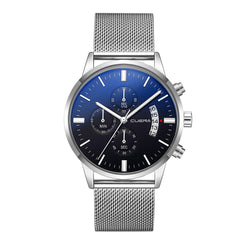 Man Watches Luxury Quartz Stainless Steel Dial Casual Bracelet Watch Mens Reloj Hombre 2019 Men Wristwatch Clock
