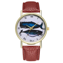 Animal Deep Sea Fish Pattern Women's Watches Casual Watch Simple Stlye Orologio Donna Quartz Wristwatch Clock High Quality @50