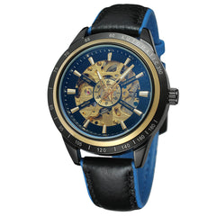 Forsining Men's Automatic Wristwatch Motorcycle Design Transparent Waterproof Watch Man Watches Mens 2019 relojes para hombre