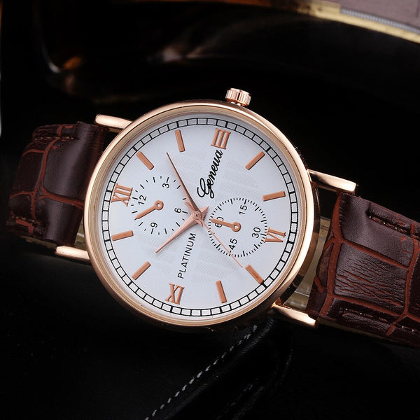 Man Wrist Watch Retro Design Leather Band Analog Alloy Quartz Men Wristwatch Clock Reloj Hombre 2019 saat erkekler