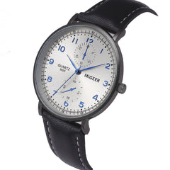 DISU Men Watches Stylish And Simple Temperament Belt unique watch for men relogios masculino