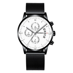 Man Watches Luxury Quartz Stainless Steel Dial Casual Bracelet Watch Man Watches Mens 2019 Men Wristwatch Clock