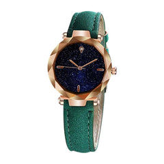 Luxury Women Watches Starry Sky Irregular Dial Ladies Fashion Quartz Wristwatch Leather Strap Clock  Casual Reloj Mujer @50