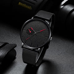 Man Quartz Watches High-end Blue Glass Life Waterproof Distinguished Watch Man Reloj Hombre 2019 Men Wristwatch Clock