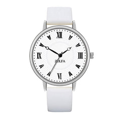 Fashion Women Watches Casual Disc Unisex Ladies Quartz Wristwatch High Quality Couple Clock Business Leather Strap Kol Saati@50