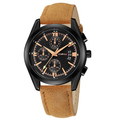 Men Wrist Watch Luxury Quartz Sport Military Stainless Steel Dial Leather Band Watch Man Reloj Hombre 2019 relogios masculinos