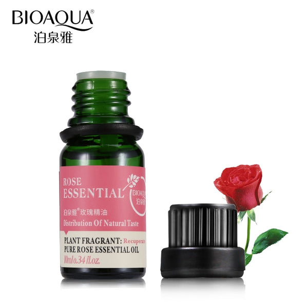 BIOAQUA Brand Rose Essential Oil Plant Fragrance Moisturizing Face Body Perfume Massage Skin Care Hair Care Pure Essential Oil