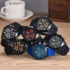 Men's Watches Luxury Black Dial Stainless Steel Date Quartz Analog Sport Wrist Watch Man Relojes Hombre 2019 saat erkek kol saat