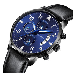 Men Watches Luxury Military Sports Analog Sport Leather Quartz Watch Man Montre Homme 2019 erkek kol saati horloges mannen