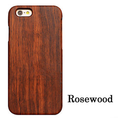 Natural Wood Case For iPhone 7 6 6s Plus SE 5 5s Cover Genuine Real Carving Rosewood Bamboo Cherry Blank Wooden Phone Cases Capa