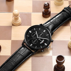 Geneva Women Mens Wristwatch Stainless Steel Leather Analog Alloy Quartz watches man wrist watches day date men watch