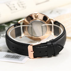 Featured Women Watches Blue Dial  Wrist Watch Sport Ladies Watch Clock Fashion Leather Strap Casual  Style Relogio Feminino@50
