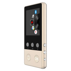 New Metal Bluetooth4.2 MP3 Player Build in Speaker with FM Radio E-book Audio Video Player Portable 1.8 Inch Pedo Meter Walkman