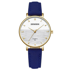 DISU Women Wrist Watch Top Brand DENGQIN Leather Casual Ladies Watches Fashion Watch 2019 Womens watches
