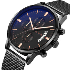 Man Watches Luxury Quartz Stainless Steel Dial Casual Bracelet Watch Mens Reloj Hombre 2019 Men Wristwatch Clock