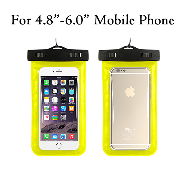 Waterproof Pouch Dry Case Cover For Universal 4.8"-6.0" Phone Camera Mobile Phone Water proof Bags For Iphone 5 5s SE 6 6s Plus
