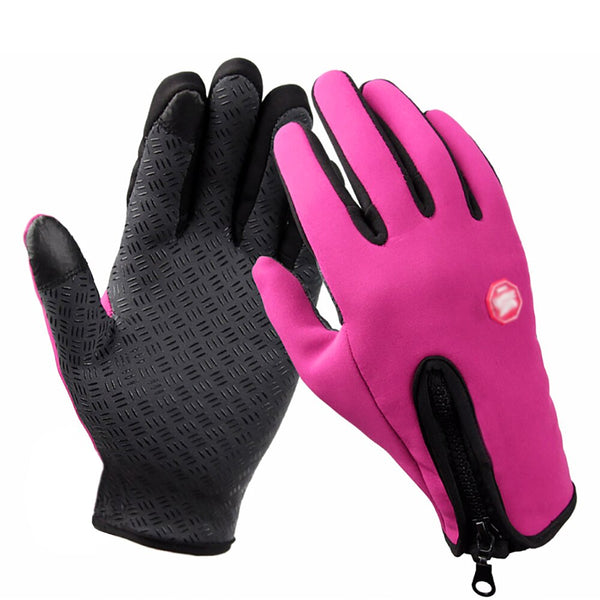 Outdoor Sports Men Women Cycling Motorcycle Ski Gloves Windstopper Touch Gloves 4 sizes S-XL much longer and thicker P30
