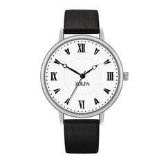 Fashion Women Watches Casual Disc Unisex Ladies Quartz Wristwatch High Quality Couple Clock Business Leather Strap Kol Saati@50