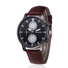 Men Wrist Watch Retro Design Leather Band Analog Alloy Quartz Watch Man Reloj Hombre 2019 Men Wristwatch Clock relogio masculino