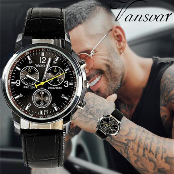 Unisex Men Women Watch Classic Round Metal Dial Leather Strap Watches Analog Quartz Womage Wrist Watch casual relojes gifts