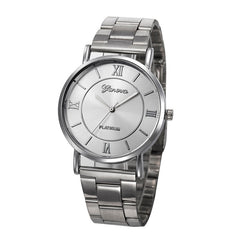 Women's Watches Fashion Geneva Brand Roman Numeral Zegarki Damskie Montre Femme Acier Inoxydable Romain Horloge Cadeau @50