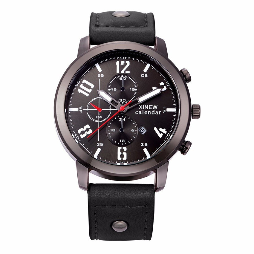 Men Wrist Watch Stainless Steel Sport Analog Quartz Date Waterproof watch man vintage men wristwatch clock mens watches