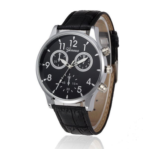 Man Watch Retro Design Leather Band Analog Alloy Quartz Wrist Watch Mens watches mens 2019 men wristwatch clock