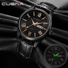 Mens Wrist Watch Military Leather Date Quartz Analog Army Casual Dress watch man new arrival in men wrist watches mens watches