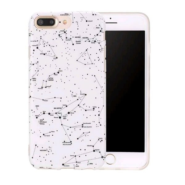 TIKITAKA Sky Constellation Phone Cases For Iphone X 7 7Plus For iphone 6 6s 6Plus 6splus 8 8plus Galaxy Painted Soft TPU Cover
