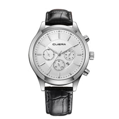 DISU Men Wrist Watch Leather Military Alloy Analog Quartz  Business watch man wrist watches day date relogios masculino