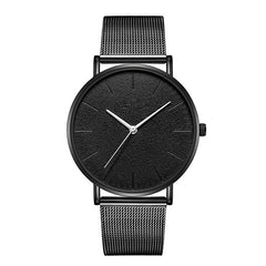Hot Sale Women Watch Large Dial Thin Scale Clock  Business Leather Strap Quartz  Ladies  Wristwatch Simple Zegareki Damsk@50
