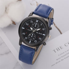 Men's Wrist Watch Fashion Leather Alloy Analog Quartz Business Watch Mens Watches Mens 2019 Men Wristwatch Clock