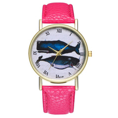 Animal Deep Sea Fish Pattern Women's Watches Casual Watch Simple Stlye Orologio Donna Quartz Wristwatch Clock High Quality @50