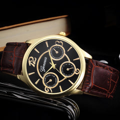 Men Wrist Watches Retro Design Leather Band Analog Alloy Quartz Watch Man Watches Mens 2019 zegarek meski relogios masculinos