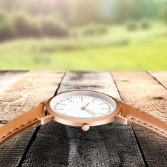 DISU Men Wrist Watch Leather Band Analog Quartz Round Watch Mens new arrival in men wrist watches relogio masculino