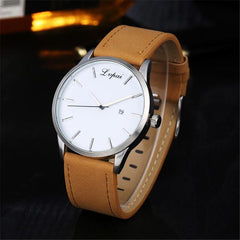 Men's Wristwatch Popular Low-key Minimalist Connotation Leather Quartz Watch Man watches mens 2019 men wristwatch clock