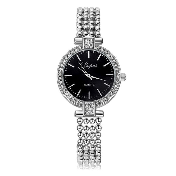 Fashion Women Watches Scale Dial Quartz Wristwatch Luxury Ladies Watch With Rhinestone Strap Clock Simple Relogio Feminino  @50