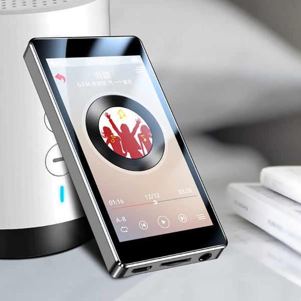 3.0 Inch Touch screen Metal MP3 Player Built-in Speakers Ultra thin 8GB MP3 Music Player Video playback with FM E-book